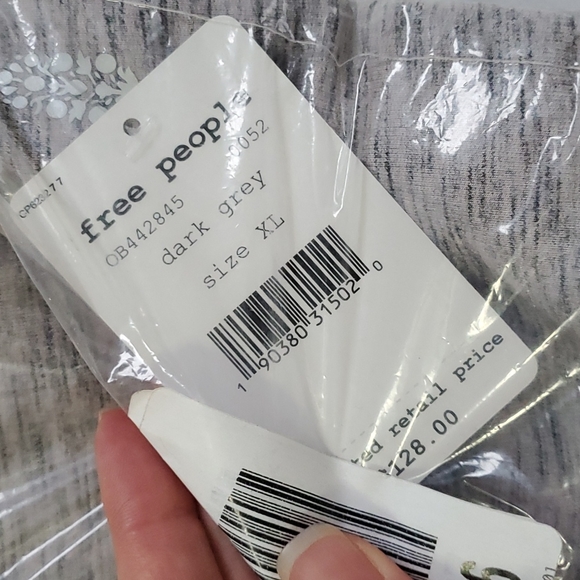 Free People Kyoto Legging Dark Silver MSRP $128 - Picture 4 of 6